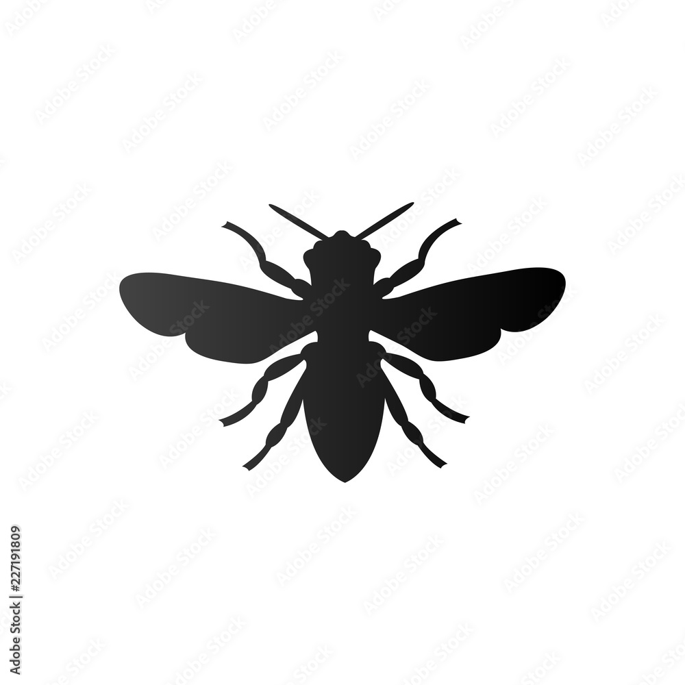bee logo icon design template vector bee logo icon design template vector
