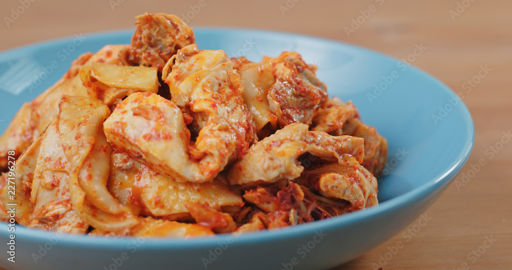 Spicy steamed chinese style chicken Spicy steamed chinese style chicken