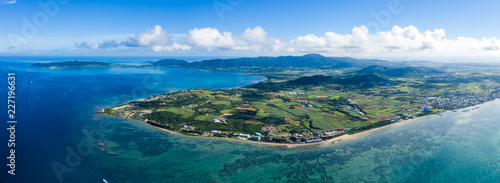 Fly over ishigaki island