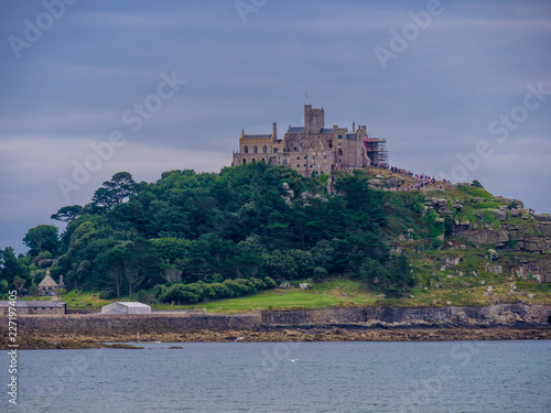 St Michaels Mount at the coast of Marazion in Cornwall