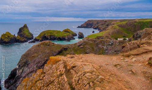 Wonderful Kynance Cove in Cornwall - a famous landmark