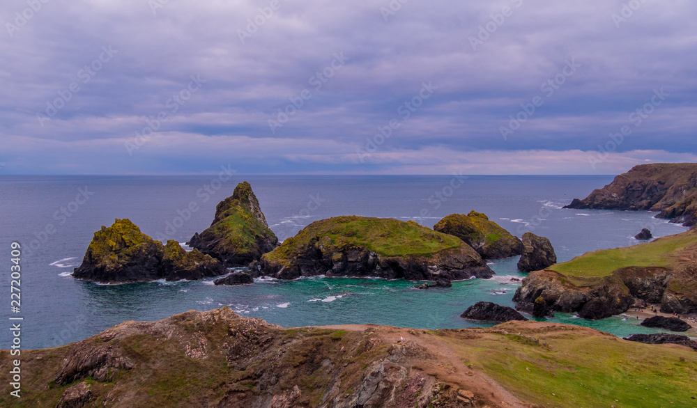 Amazing landscape at Kynance Cove - a wonderful place in Cornwall