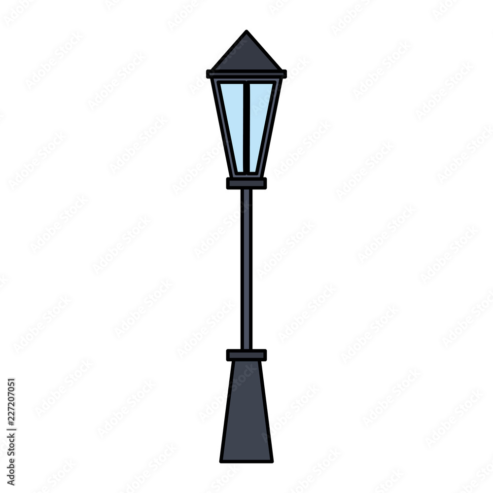 park lamp isolated icon park lamp isolated icon