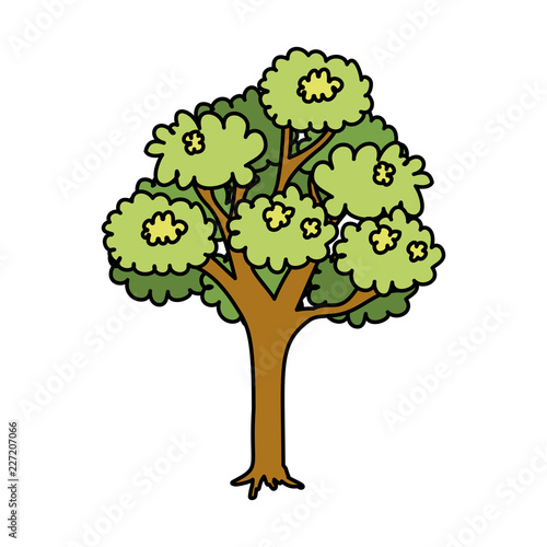 tree plant isolated icon
