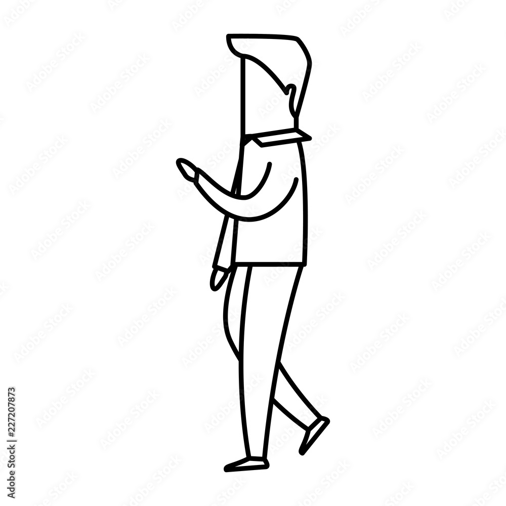 Fototapeta premium elegant businessman avatar character