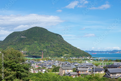 Landscape of the Seto Inland Sea(Goshikidai,Mt.Akamine),Kagawa,Shikoku,Japan