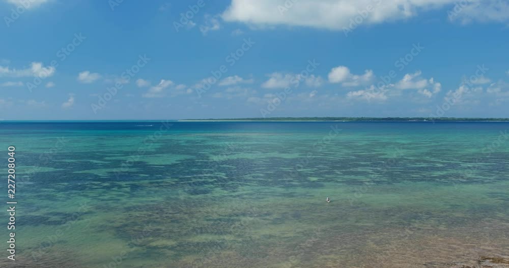 Ishigaki island sea and Tropical lagoon Ishigaki island sea and Tropical lagoon