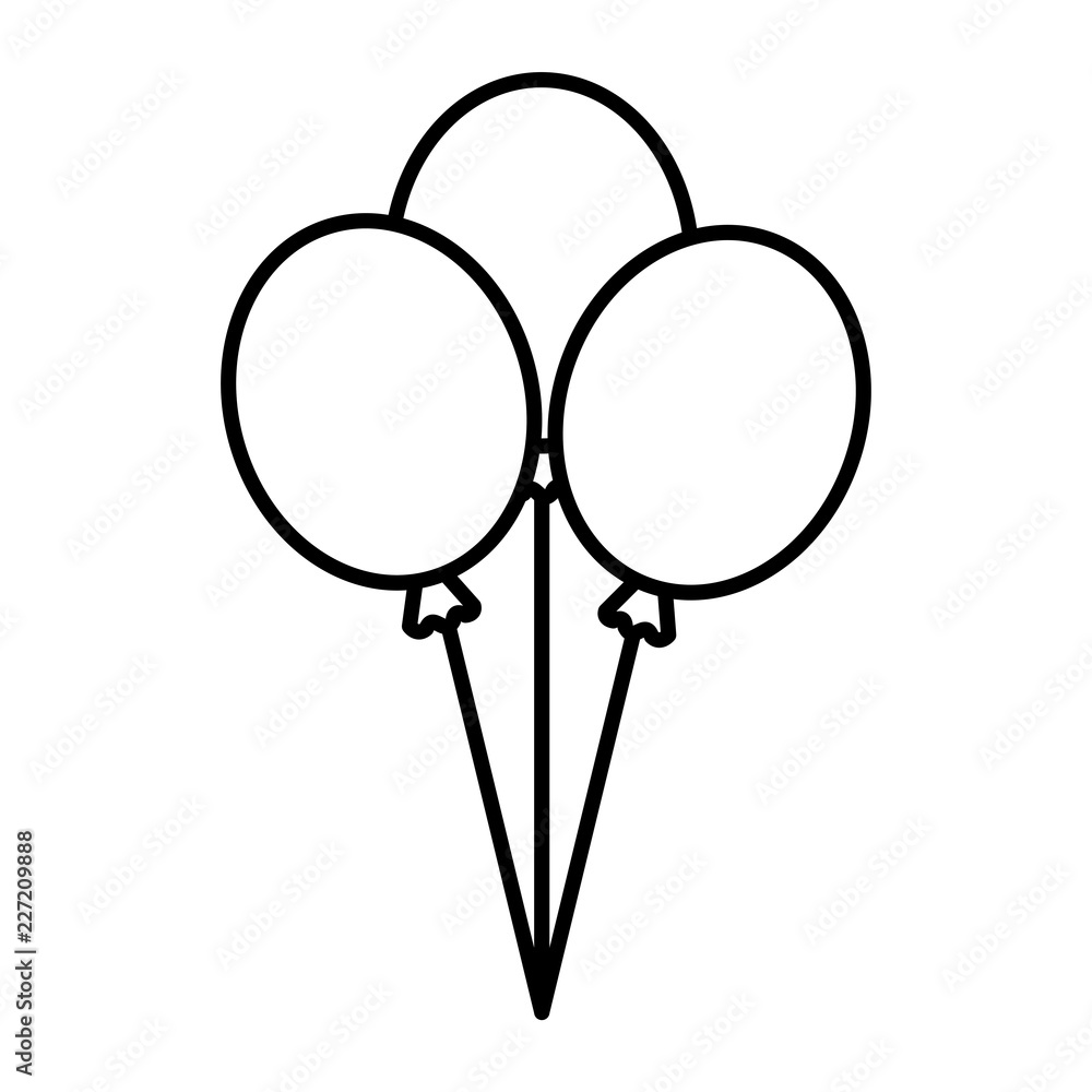 balloons helium floating icon balloons helium floating icon