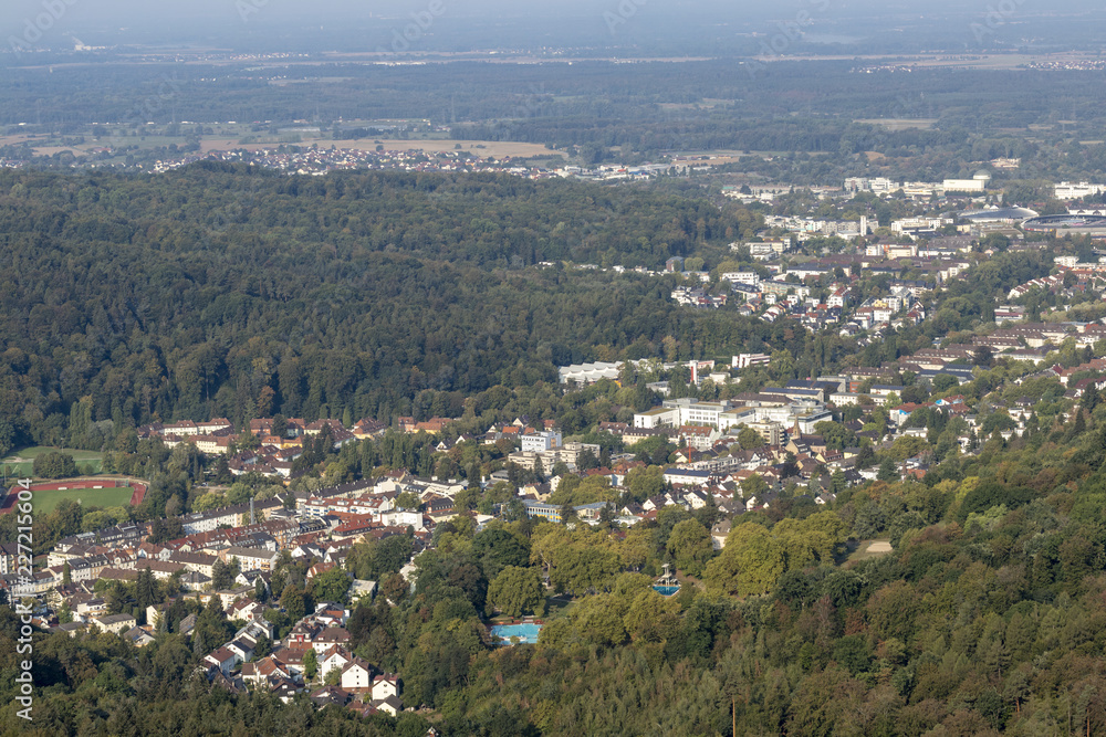 Blick auf die Stadt Baden-Baden