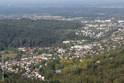 Wallpaper Mural Blick auf die Stadt Baden-Baden Torontodigital.ca