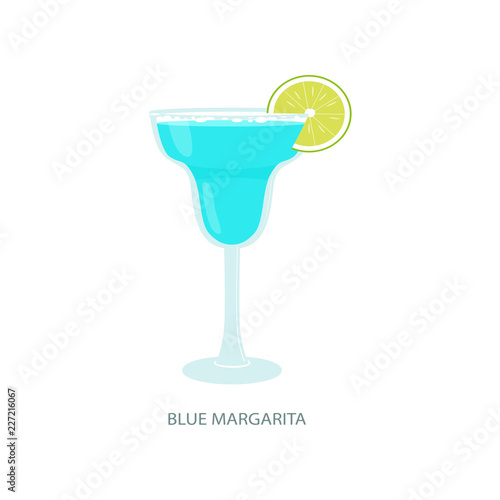Handmade cocktail with inscription. Summer holiday and beach party concept.
