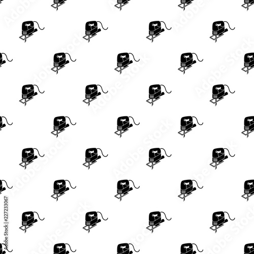 Corded jig saw pattern vector seamless repeating for any web design