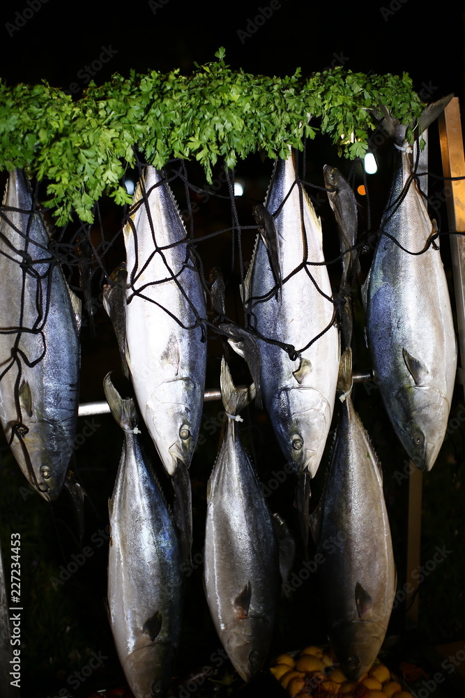 Obraz premium fresh fish in the market