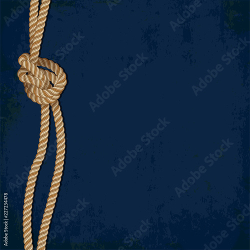 sea knot of rope
