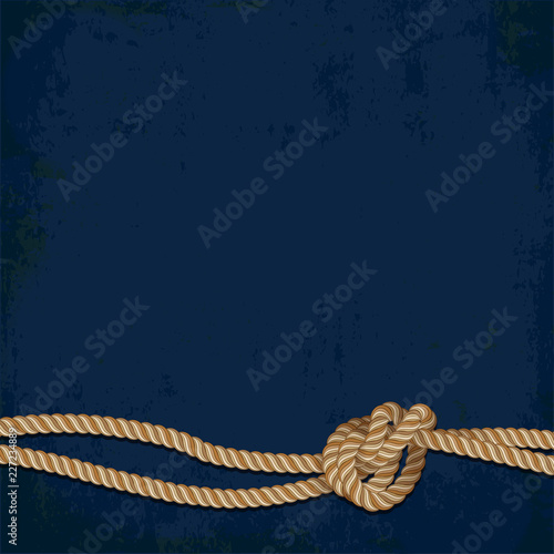 sea knot of rope