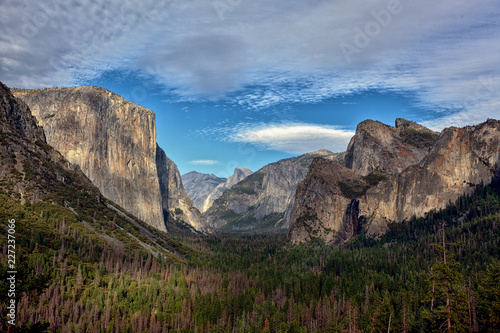 El Capitan and Yosemite Valley from Tunnel View