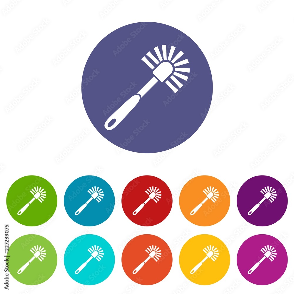 Toilet brush icon. Simple illustration of toilet brush vector icon for web Toilet brush icon. Simple illustration of toilet brush vector icon for web