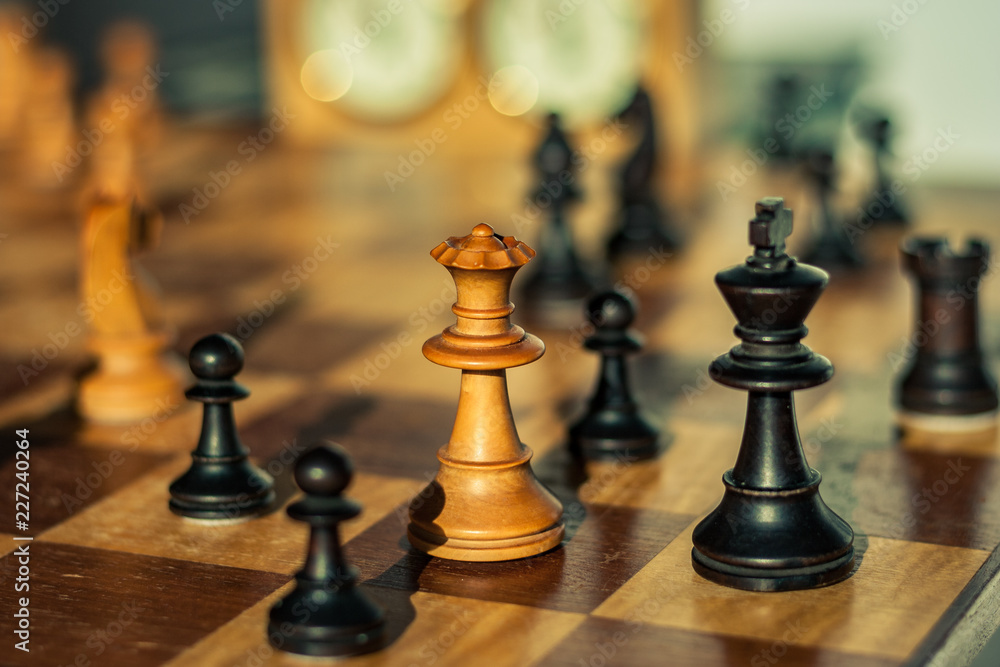 The White Queen Gives Checkmate in a Game of Chess The White Queen Gives Checkmate in a Game of Chess