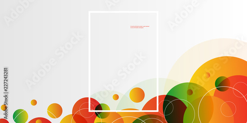 Wallpaper, Background, Flyer, Landing Page or Cover Design for Your Business with Abstract Circles Pattern - Applicable for Reports, Presentations, Placards, Posters - Creative Vector Template