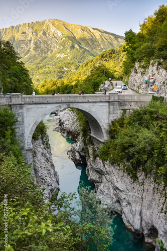 Napoleon Bridge near Kobarid, Slovenia