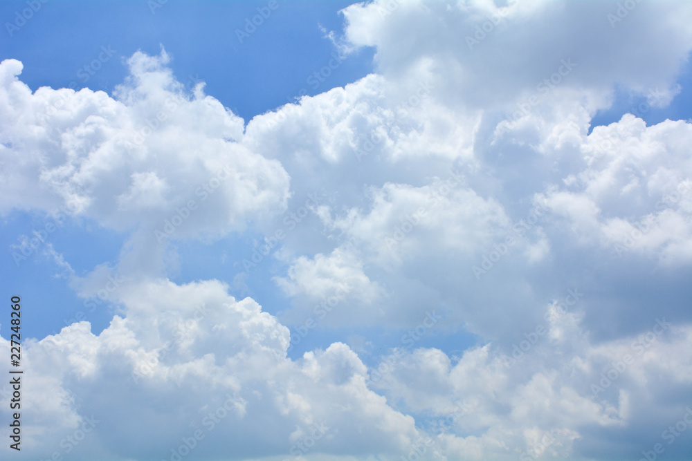 blue sky with cloud in summer - background blue sky with cloud in summer - background