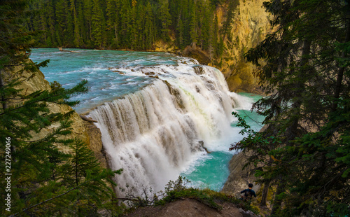 Wapta falls at Yoho national park, British columbia, Canada