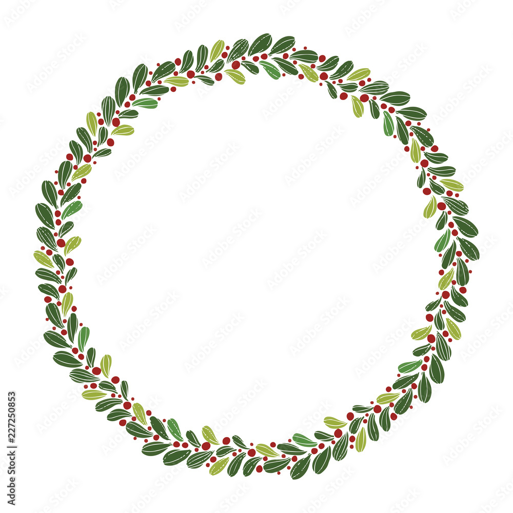 Christmas Hand Drawn Wreath with Round Frame for Cards Design Vector Layout with Copyspace Can be use for Decorative Kit, Invitations, Greeting Cards, Blogs, Posters, Merry X’mas and Happy New Year. Christmas Hand Drawn Wreath with Round Frame for Cards Design Vector Layout with Copyspace Can be use for Decorative Kit, Invitations, Greeting Cards, Blogs, Posters, Merry X’mas and Happy New Year.