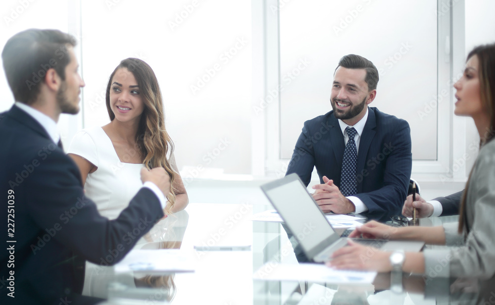 professional business team discussing new commercial project professional business team discussing new commercial project
