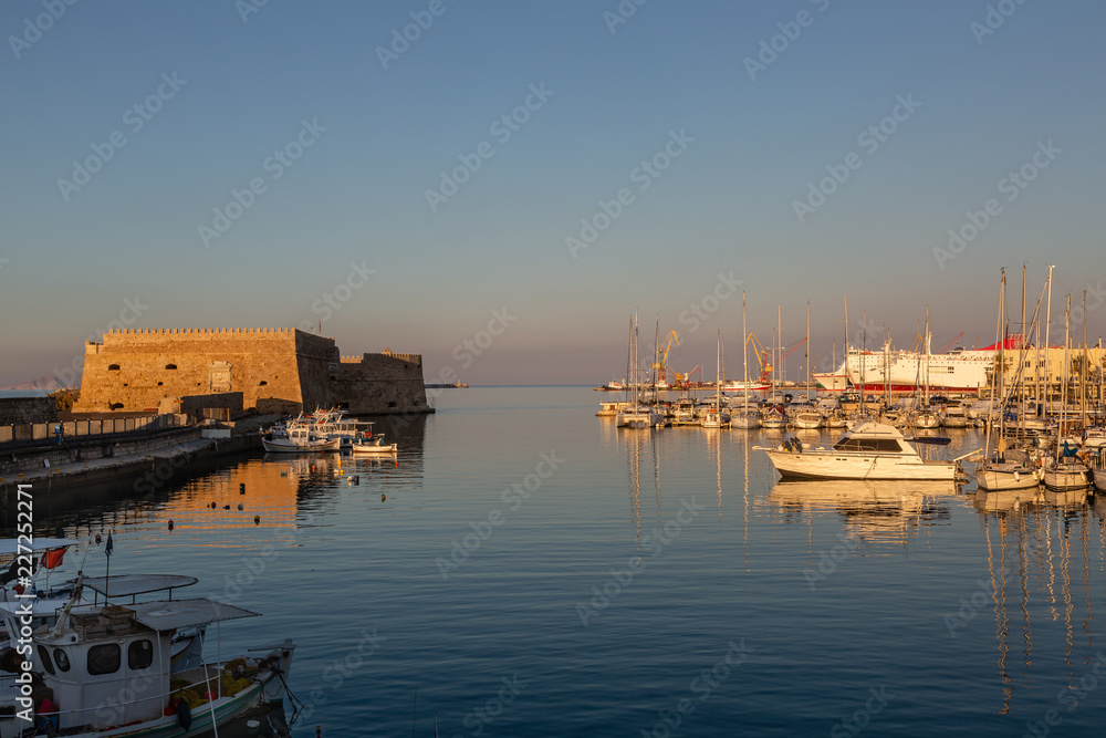 Fortress rocca al mare, Iraklio, Crete, Greece