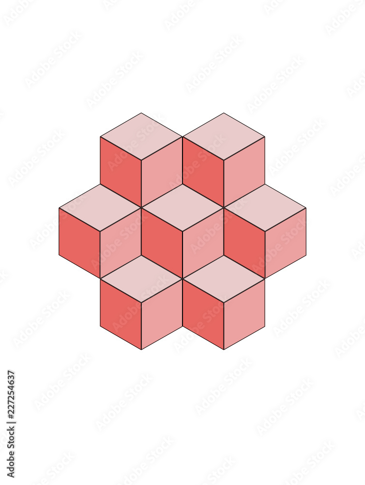 Cube Geometric Pattern Cube Geometric Pattern