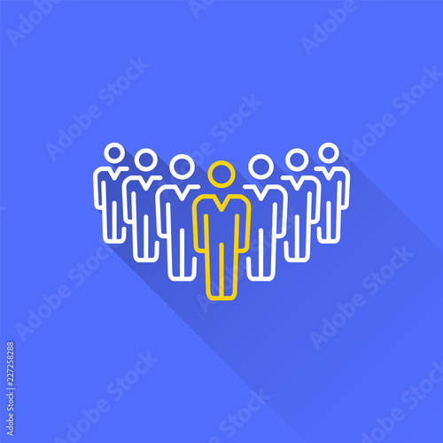 People - vector icon for graphic and web design.