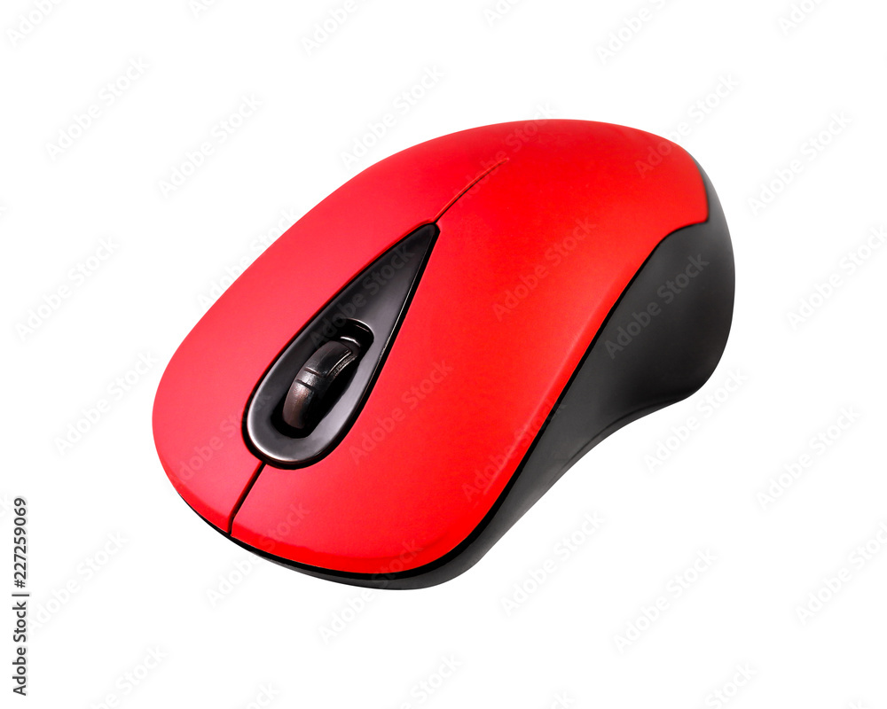 Wireless mouse isolated on white background. Computer accessory or hardware for your design. Clipping paths object. Wireless mouse isolated on white background. Computer accessory or hardware for your design. Clipping paths object.