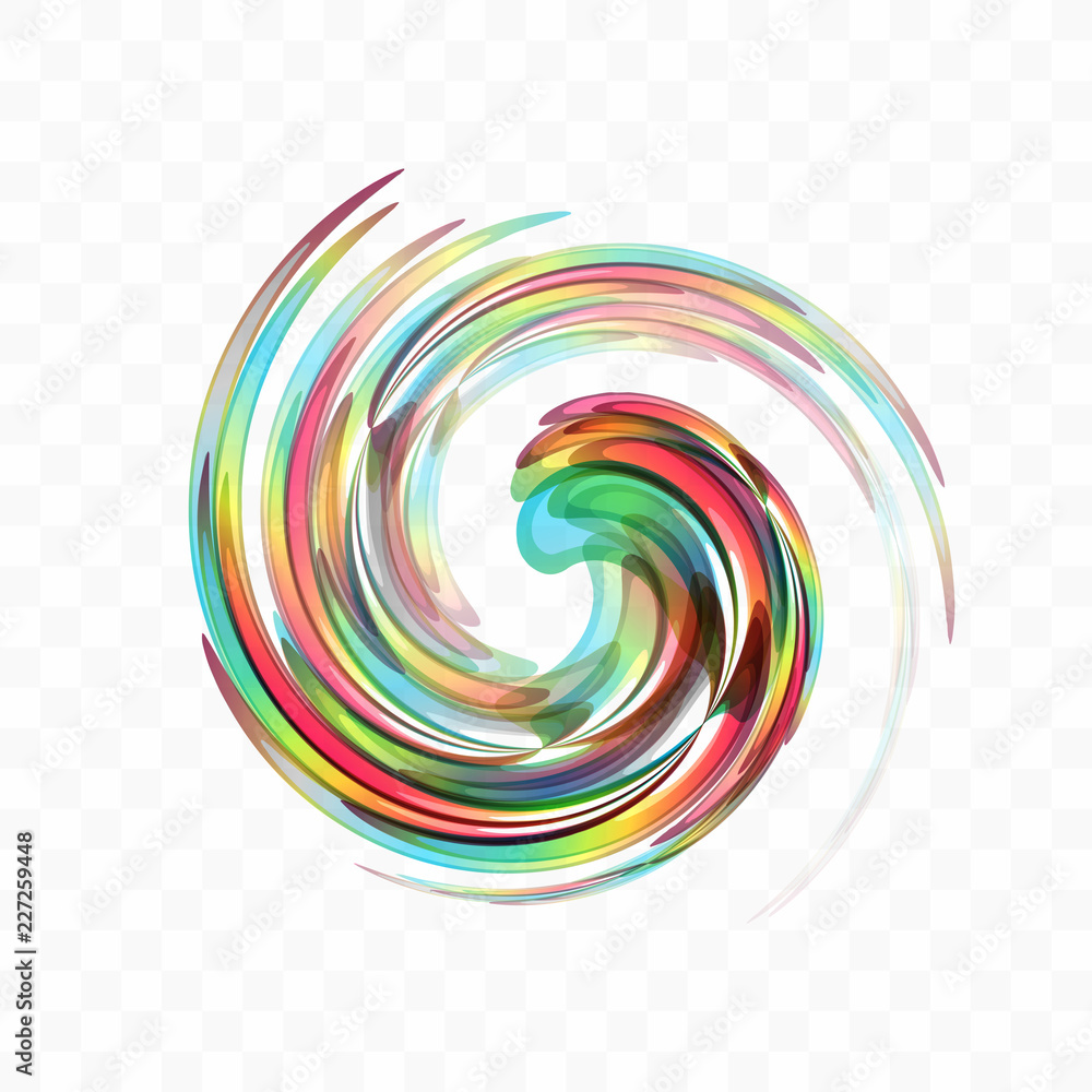Abstract swirl design element. Spiral, rotation and swirling movement. Vector illustration with dynamic effect. Abstract swirl design element. Spiral, rotation and swirling movement. Vector illustration with dynamic effect.