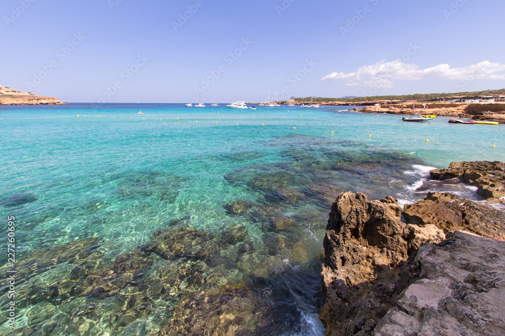 Fototapeta premium Cala Conta, Ibiza island, Spain