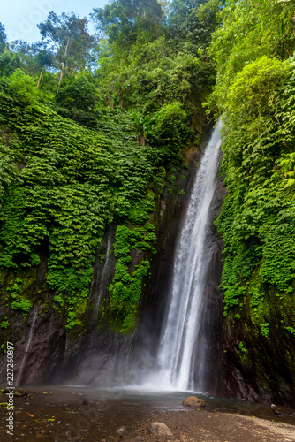 Beautiful waterfall in Bali  Indonesia