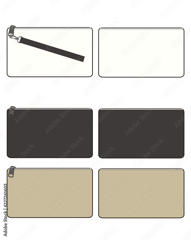 Clutch BAG vector illustration flat sketches Clutch BAG vector illustration flat sketches
