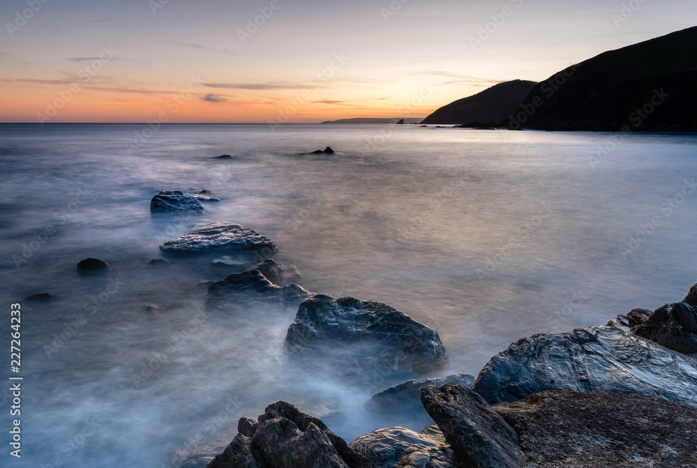 Tranquil Sunset, Portwrinkle, Whitsand Bay, Cornwall