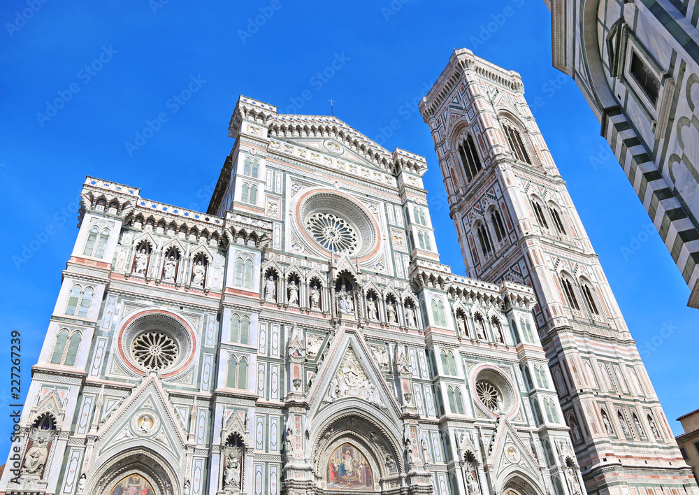 Florence cathedral - Santa Maria del Fiore church Italy - famous italian landmarks
