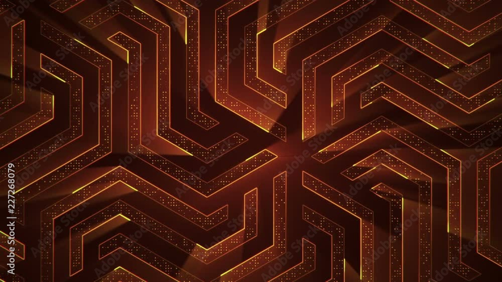 Abstract technologic background with stripes and particles. Animation of circuit electric signal with light shine. Animation of seamless loop. Abstract technologic background with stripes and particles. Animation of circuit electric signal with light shine. Animation of seamless loop.