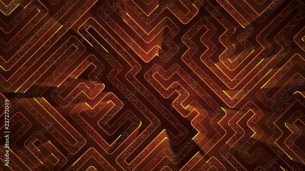 Abstract technologic background with stripes and particles. Animation of circuit electric signal with light shine. Animation of seamless loop. Abstract technologic background with stripes and particles. Animation of circuit electric signal with light shine. Animation of seamless loop.