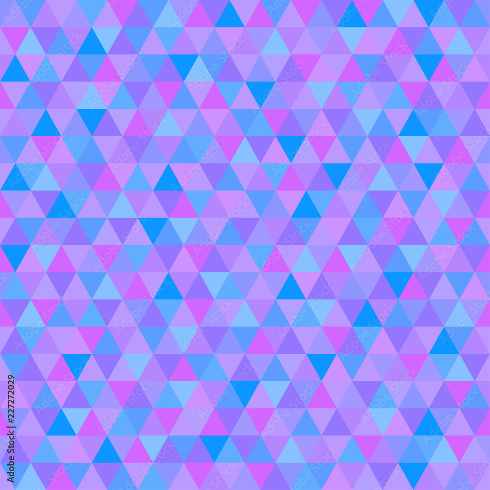 Seamless triangle pattern. Cold colors. Abstract geometric wallpaper of the surface. Tile background. Print for polygraphy, posters, t-shirts and textiles. Beautiful mosaic texture. Wrapping paper Seamless triangle pattern. Cold colors. Abstract geometric wallpaper of the surface. Tile background. Print for polygraphy, posters, t-shirts and textiles. Beautiful mosaic texture. Wrapping paper