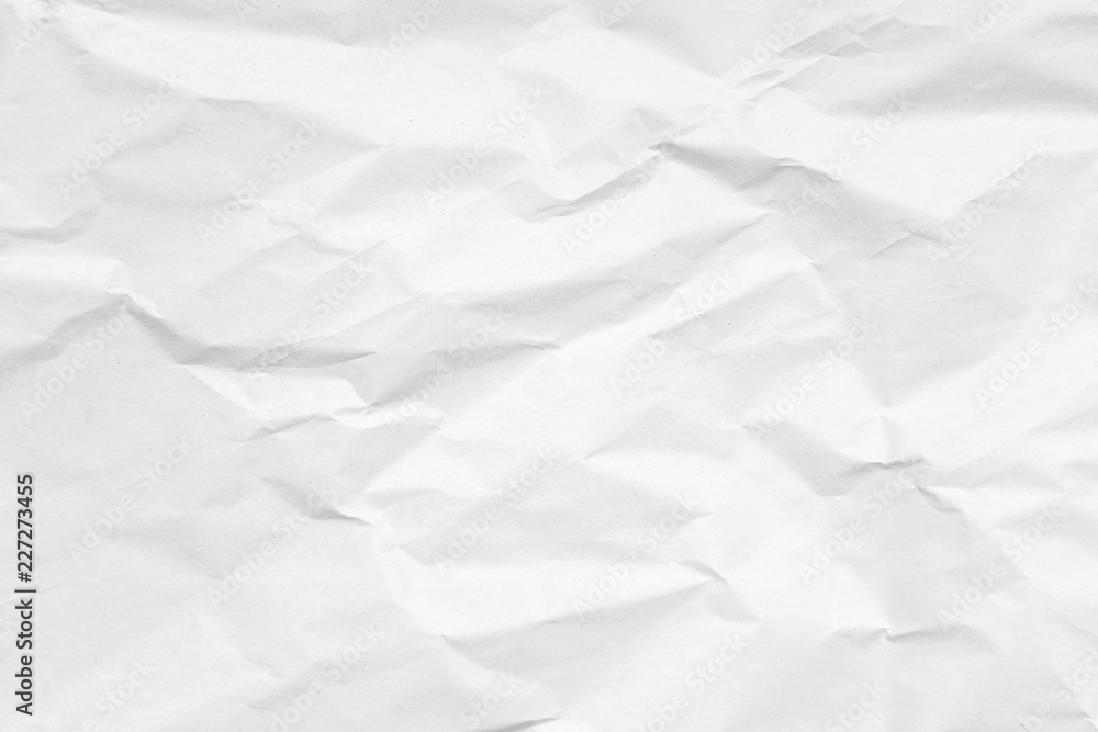 White crumpled paper texture background. White crumpled paper texture background.