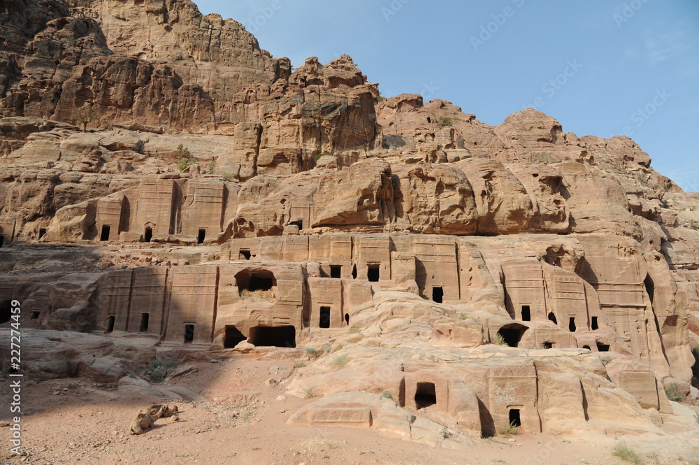 magnificent tombs in the ancient city of Petra. Indeed, they are among the most fantastic tomb facades in the world.