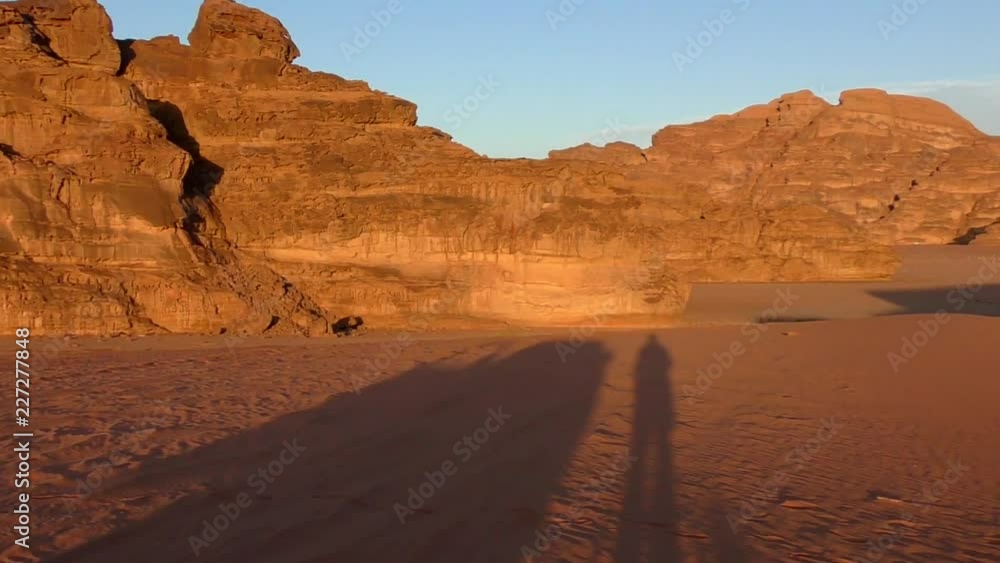 Rock formations in the Wadi Rum desert in the Hashemite Kingdom of Jordan, also known as The Valley of Moon Rock formations in the Wadi Rum desert in the Hashemite Kingdom of Jordan, also known as The Valley of Moon