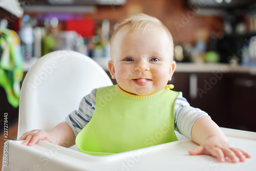  baby with dirty face