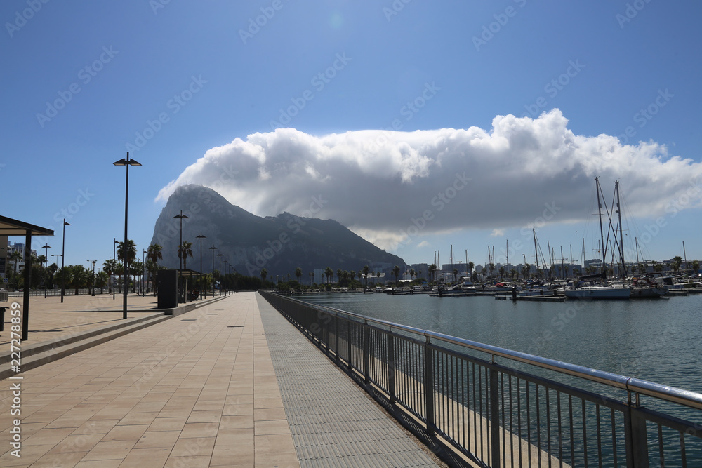 Wolken über Gibraltar