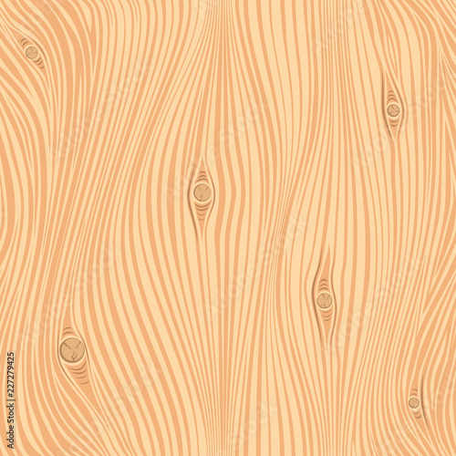 Seamless Wood Vector Texture.