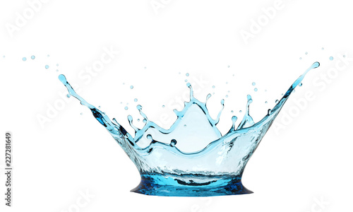 Fresh Blue Water Crown Splash © tuulijumala