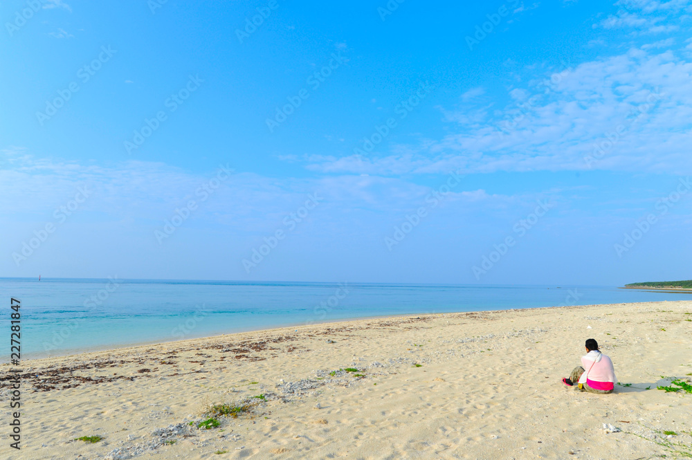 早朝のアイヤル浜