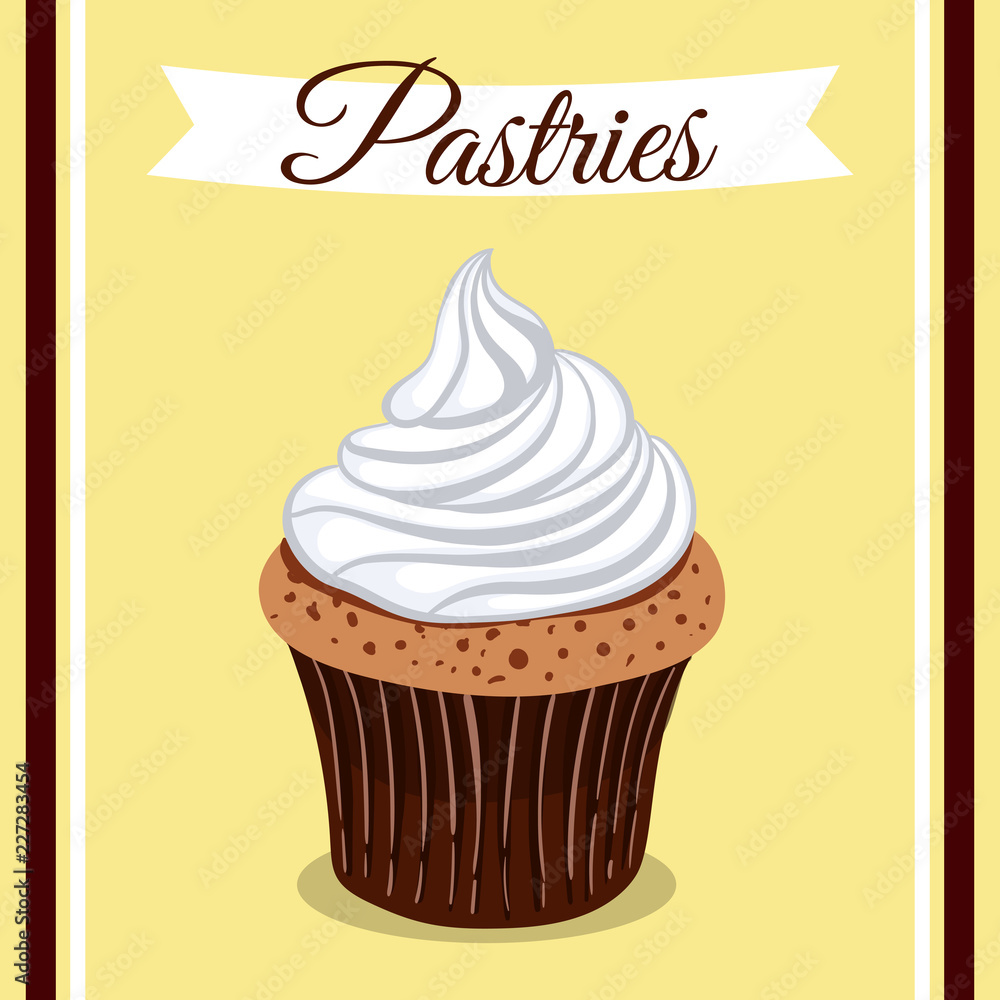Pastries Creamy Cupcake Pastries Creamy Cupcake